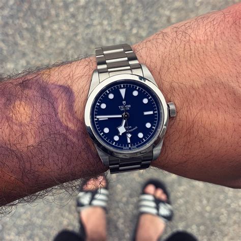 tudor black bay 36 blue dial|tudor 36mm blue review.